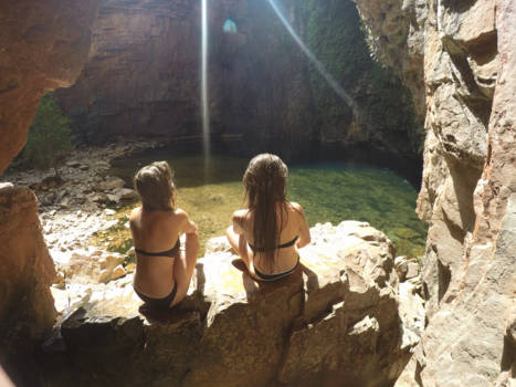 The Kimberley - going for a swim in the wild
