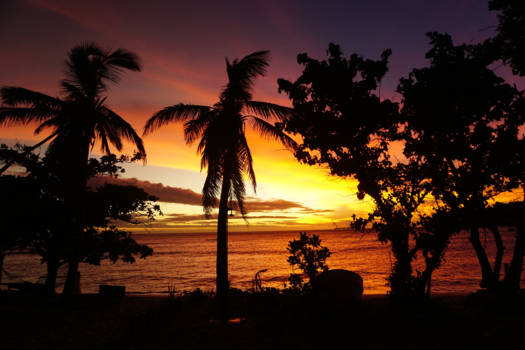 Yasawa Islands - Zonsondergang in Fiji