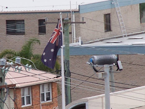Sydney - De vlag, is overal.