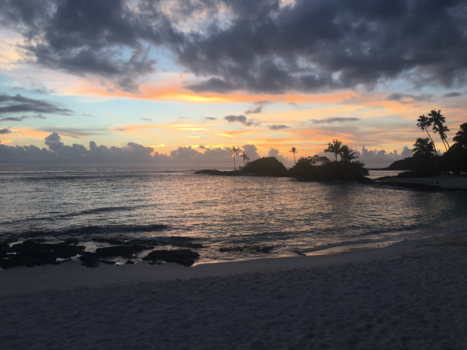 Samoa - Matareva beach sunset