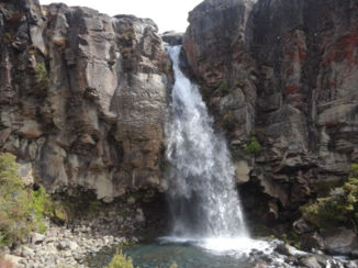 Riksja Nieuw-Zeeland - Tongariro waterval