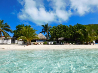 Bora Bora en de Society-archipel - Village temanuatu